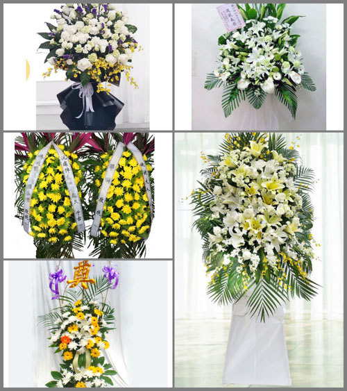 福建三明大田县均溪镇东坑村白事花篮预定