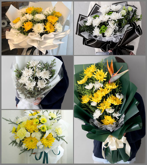 福建三明大田县均溪镇东坑村白事花束代送